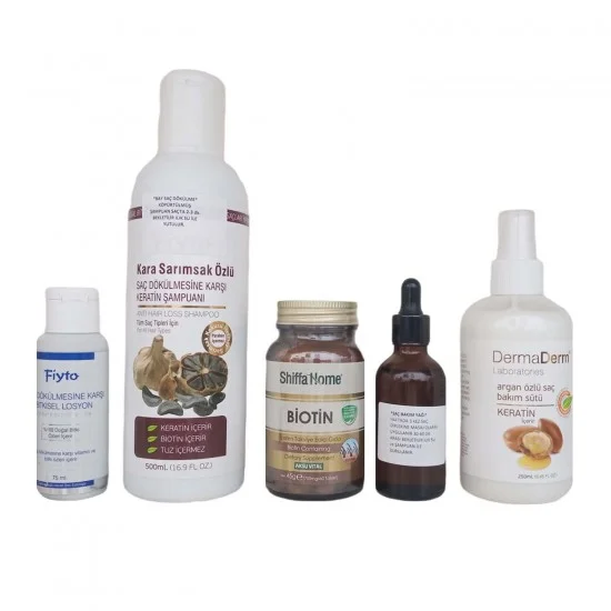 Turk Attar, Natural Men's Hair Loss Treatment Set, Hair Regrowth